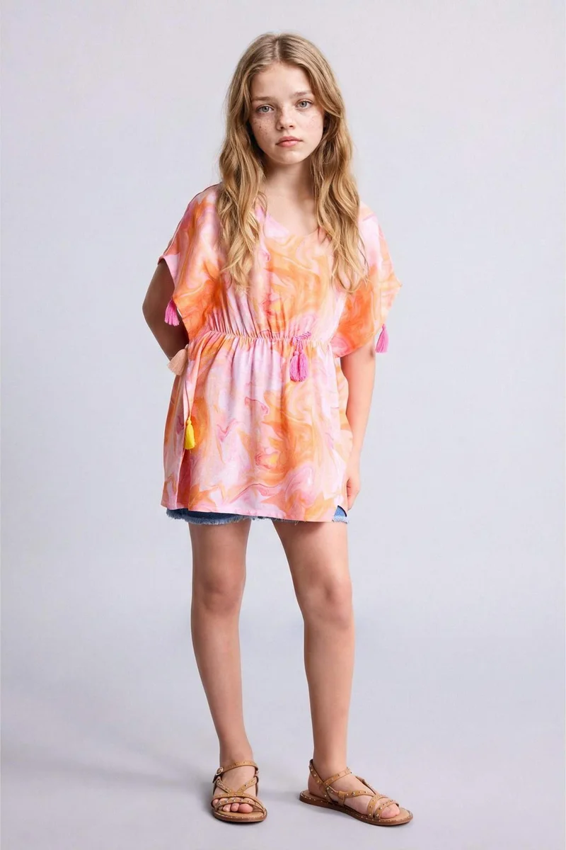 Defacto Girl Batik Beachwear