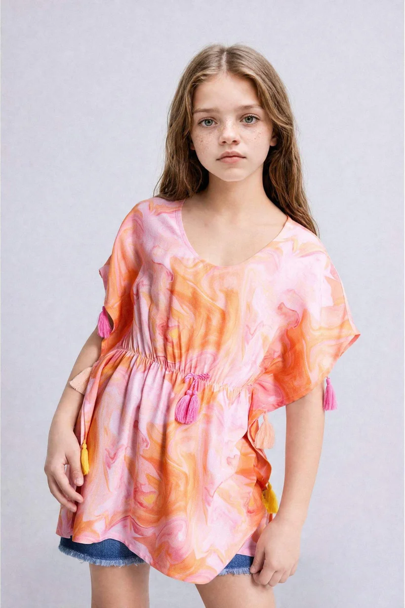 Defacto Girl Batik Beachwear