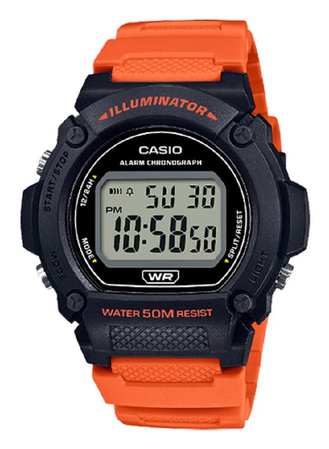 CASIO Resin Digital Wrist Watch W-219H-4AVDF - Image 2