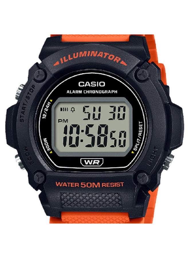 CASIO Resin Digital Wrist Watch W-219H-4AVDF - Image 3
