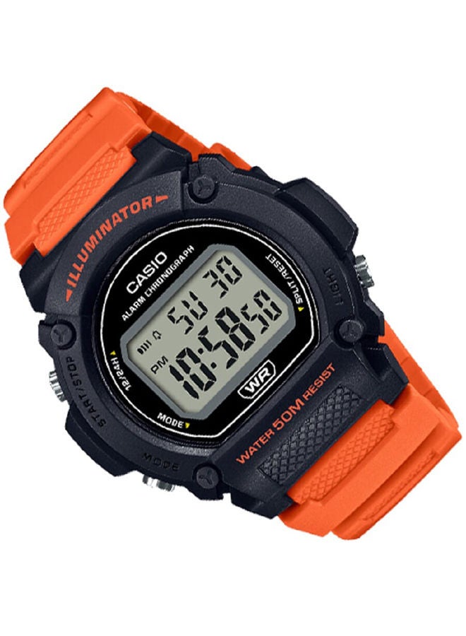 CASIO Resin Digital Wrist Watch W-219H-4AVDF - Image 1
