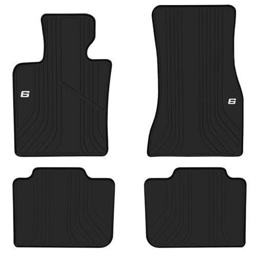 Matericuo Car Floor Mats Custom Fit for BMW 6 Series GT(G32) 2017-2026 Black Rubber Auto Liner Mats All Weather Protection Heavy Duty Odorless - Image 1