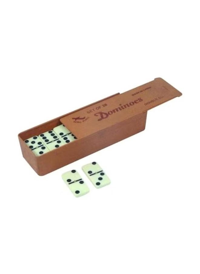 28-Piece Double Six Dominos Set With Box