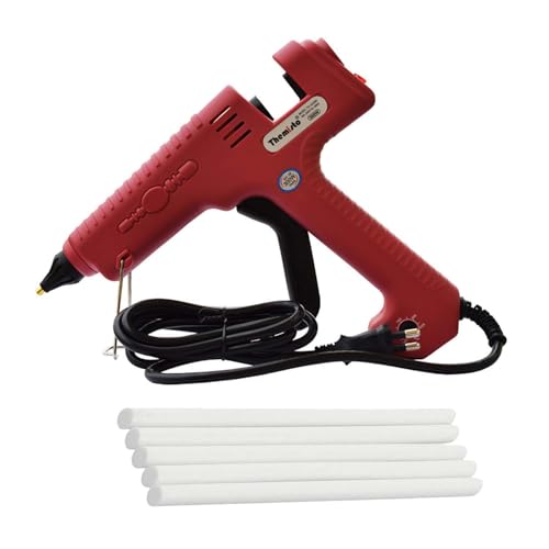 THEMISTO 300 Watts Multi-Temperature Electric Hot Melt Glue Gun With 5 Super Strong Gumming Glue Sticks (TH-GG300) - Image 1
