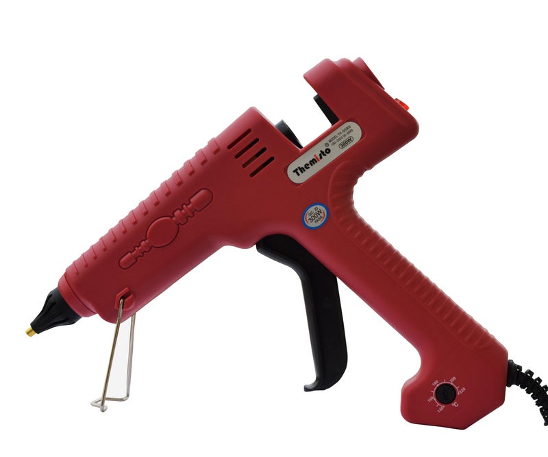 THEMISTO 300 Watts Multi-Temperature Electric Hot Melt Glue Gun With 5 Super Strong Gumming Glue Sticks (TH-GG300) - Image 2