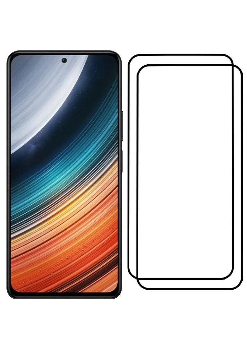 CATANES 2 Pack For Xiaomi Redmi K40S Screen Protector Tempered Glass Full Glue Back - Image 2