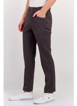 Avalanche Men Sportswear Fit Textured Outdoors Track Pant, Dark Grey  - Image 3