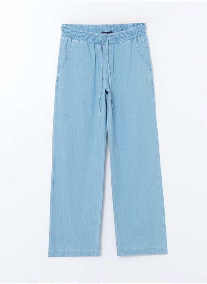 LC WAIKIKI - Wideleg Women's Jeans With Elastic Waist - Image 1