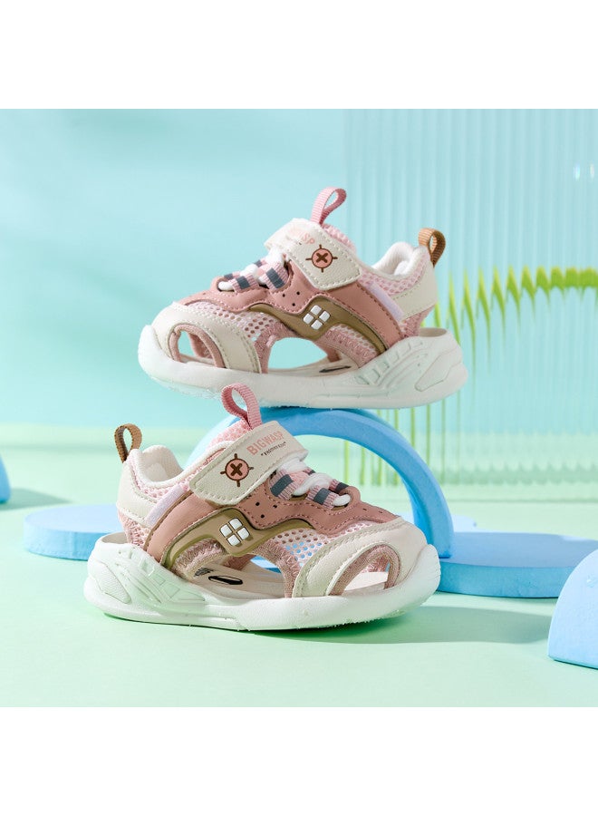 Bumblebee Baby Toddler Walking Shoes - Breathable Mesh Sandals For Summer, Soft Sole Infant & Kids Beach Sandals, Trendy Children's Shoes - Image 2