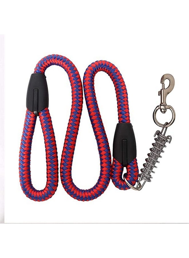 مقود حبل زنبركي عازل شديد التحمل للكلاب الكبيرة والماكسي، مقود حبل للحيوانات الأليفة بخطاف ثقيل (متعدد الألوان) - Image 2
