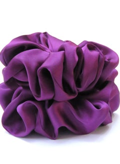 2 Piece Silk Hair Ties Band Satin Hair Scrunchie Ponytail Holders Set for Women Girls