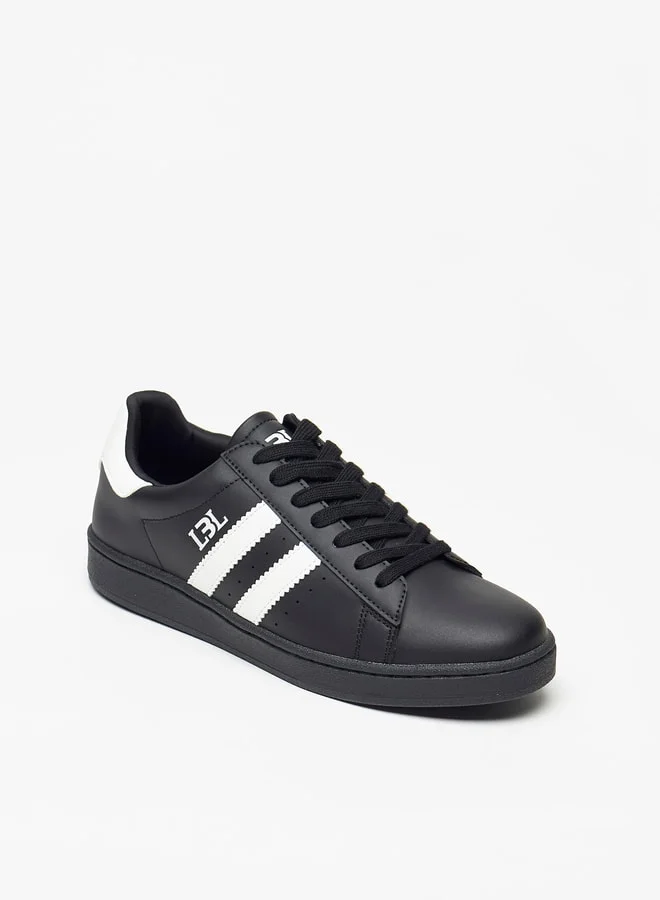 LBL by Shoexpress Men's Textured Lace-Up Low Ankle Sneakers