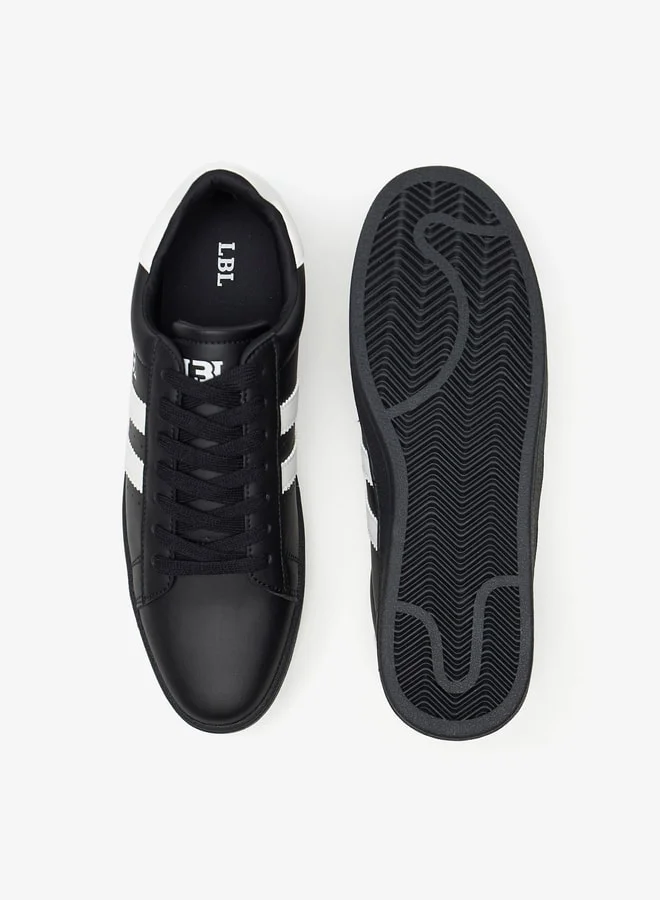 LBL by Shoexpress Men's Textured Lace-Up Low Ankle Sneakers