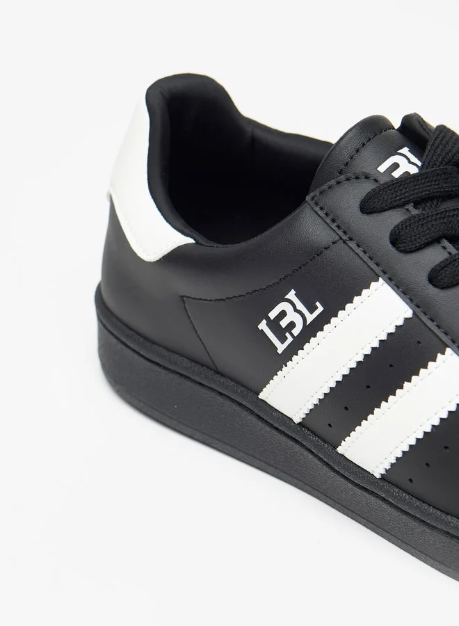 LBL by Shoexpress Men's Textured Lace-Up Low Ankle Sneakers
