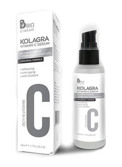 "Kolagra Vitamin C Serum with Hyaluronic Acid and Collagen | 30 ml"