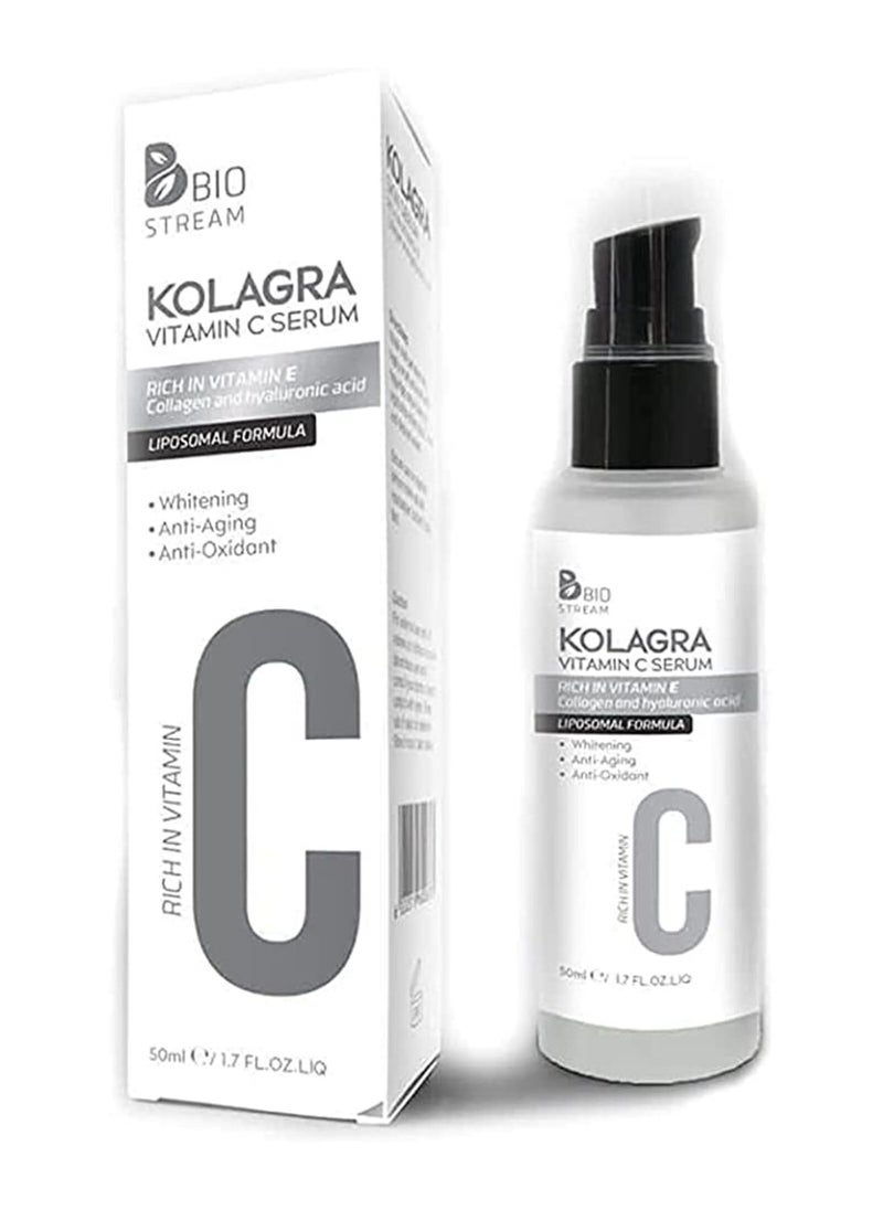 KOLAGRA - "Kolagra Vitamin C Serum with Hyaluronic Acid and Collagen | 30 ml" - Image 1
