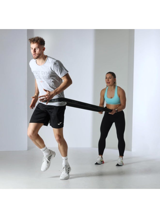 FLEXVIT شريط مقاومة – أحزمة لياقة بدنية للتدريب الفعال لكامل الجسم، HIT، التنسيق، الاستقرار وقوة القفز، للمبتدئين والمحترفين - Image 3