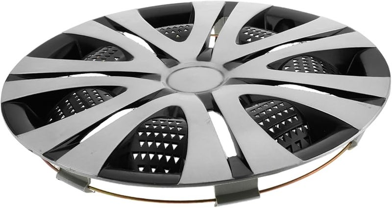 أسود 4 قطع أغطية عجلات السيارة مناسبة لعدة مركبات أغطية مركزية - Image 2