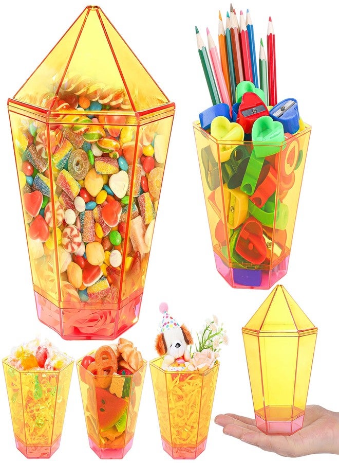 Aneco 6 Piece Pencil Gift Boxes Back to School Pencil Containers for Teachers Gifts Candy Popcorn Holders Bulk Bags Party Favor for Teacher Appreciation Gifts School Classroom Decoration - Image 1