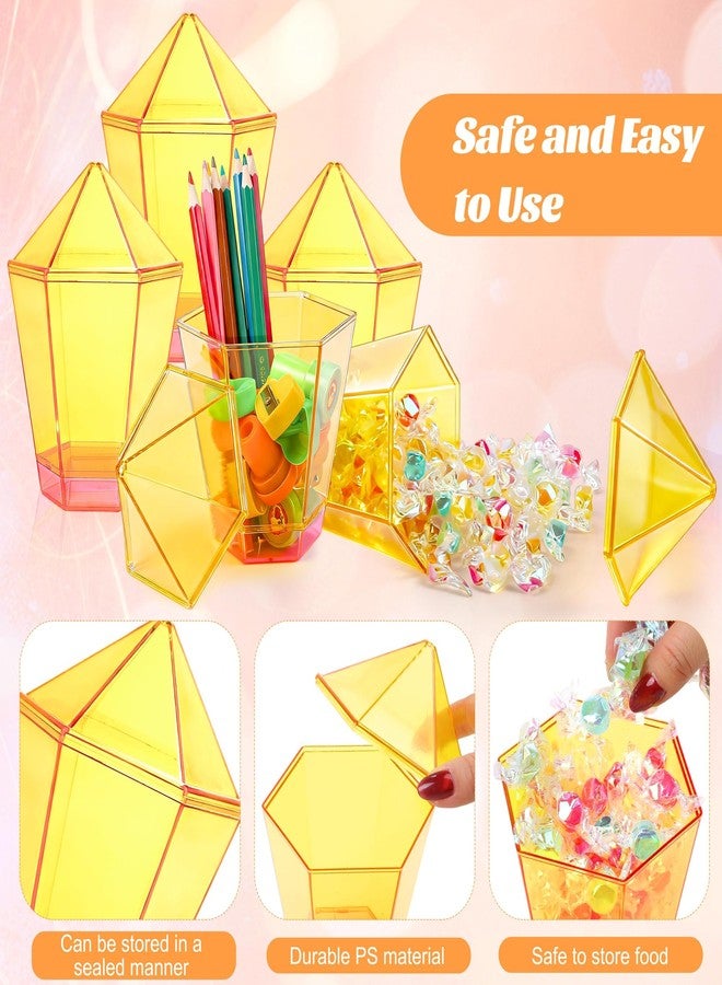 Aneco 6 Piece Pencil Gift Boxes Back to School Pencil Containers for Teachers Gifts Candy Popcorn Holders Bulk Bags Party Favor for Teacher Appreciation Gifts School Classroom Decoration - Image 3