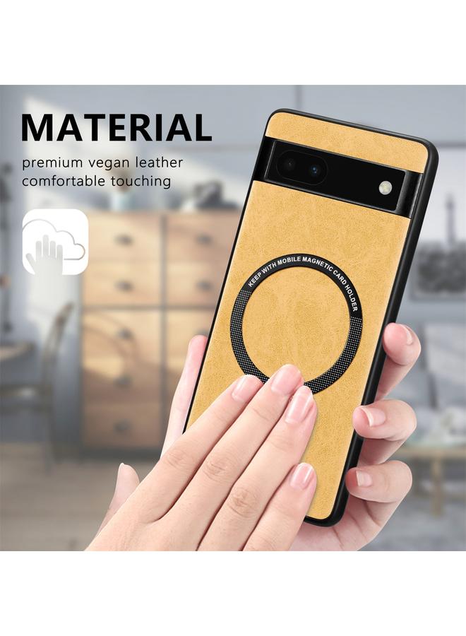 S-TOP Case For Google Pixel 6 Solid Color Leather Skin Back Cover Phone Case - Image 3