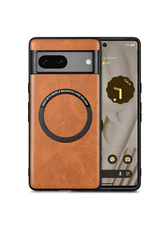 S-TOP Case For Google Pixel 6 Solid Color Leather Skin Back Cover Phone Case - Image 1