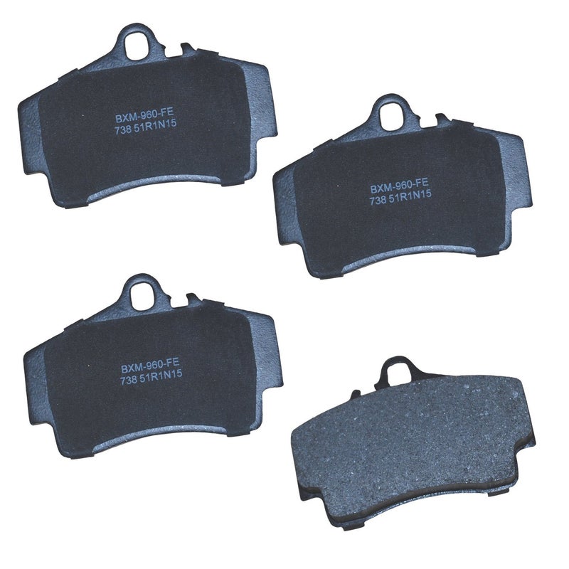 Bendix Premium SBM738 Semi-Metallic Rear Brake Pads for Porsche 911 2004-1999, 911 2008-2006, Boxster 2008-1997, Boxster 2012, Cayman 2008-2006, Cayman 2012 - Image 4