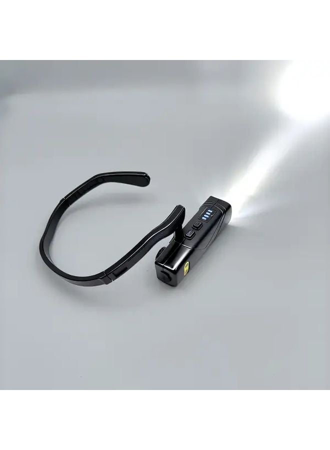 Da Black Motion Sensor LED Headlamp 5 Modes Type C Rechargeable Adjustable Headband - Image 4