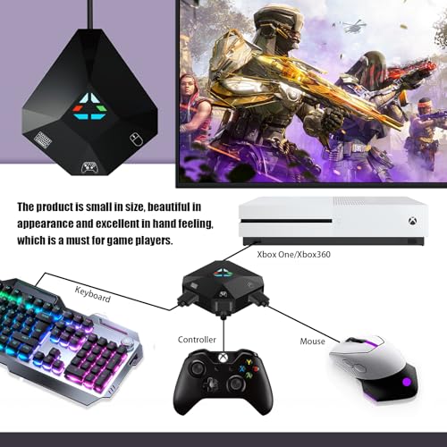 DUEQID Adapter Keyboard and Mouse Converter for N Switch, Keyboard and Mouse Adapter Compatible with PS4/PS3/Xbox360/Xbox One Consoles, Supports Custom - Image 3