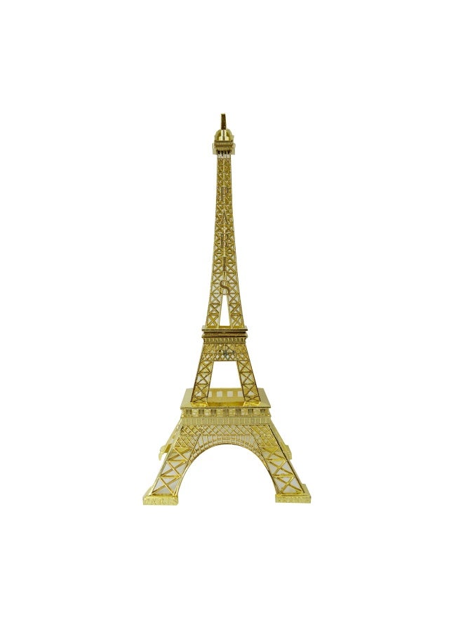allgala 38Cm Eiffel Tower Statue Decor Alloy Metal Gold - Image 1