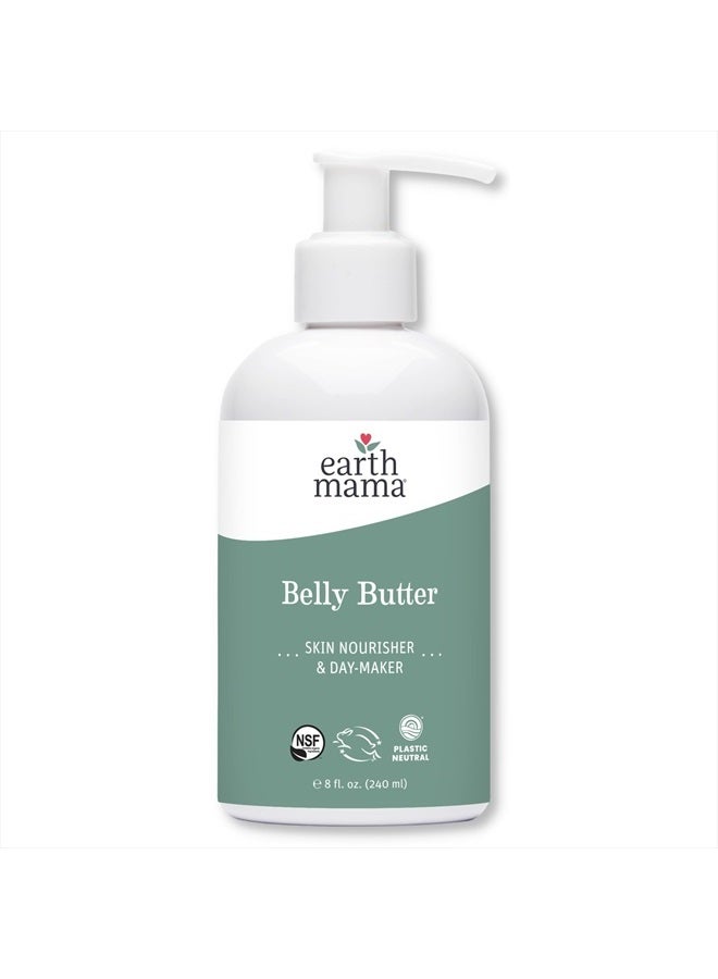 Earth Mama Belly Butter, Maternity Moisturizer for Dry Skin | Lotion for Pregnancy and Postpartum Recovery Self Care, Body Cream with Aloe, Fragrance Free, 8-Fluid Ounce - Image 1
