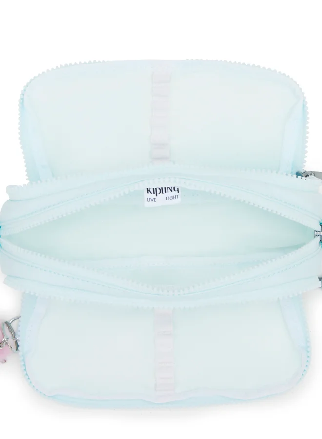 kipling Gitroy Large Pencase - Blue Sky Metallic