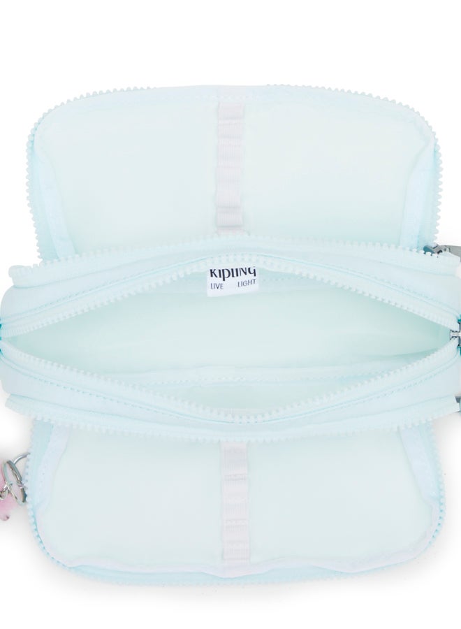 kipling Gitroy Large Pencase - Blue Sky Metallic - Image 3