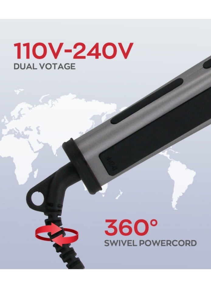 مشط فرد الشعر – للاستخدام الرطب والجاف، جهاز 2 في 1 لفرد وتجعيد الشعر، عناية بالشعر بدون تلف، تصفيف سهل للمستخدمين الكسالى - Image 3