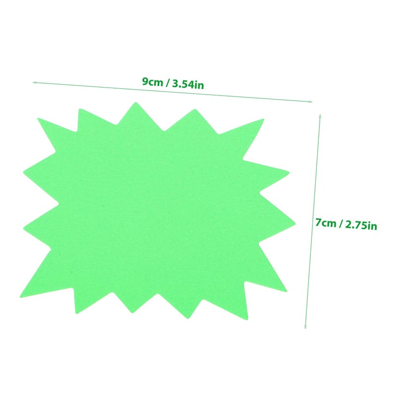 Fluorescent Explosion Price Labels 250 Pack Blank Sticker Paper For Retail Pricing Tags - Image 4