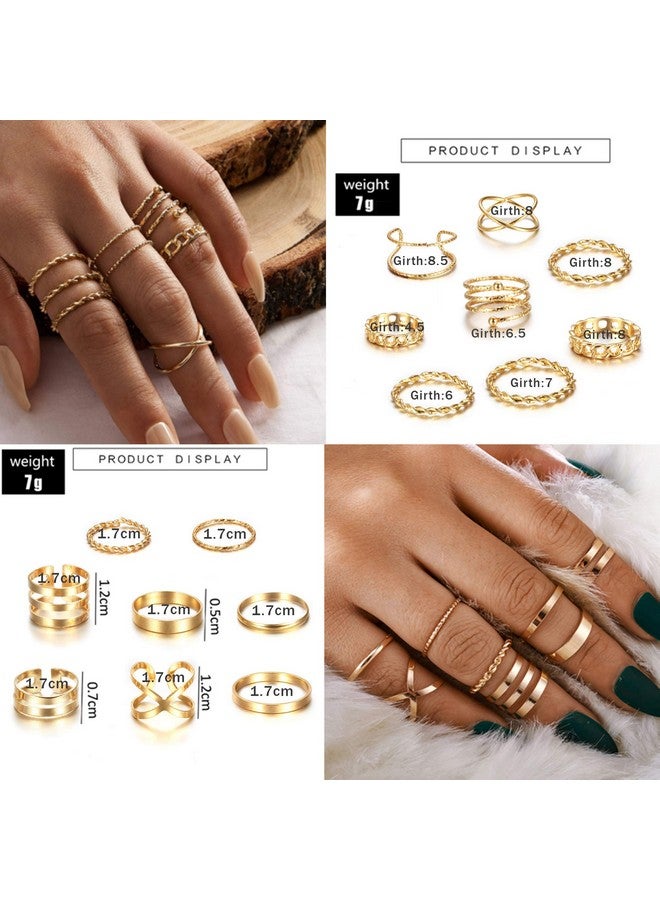 LOYALLOOK 65Pcs Bohemian Knuckle Ring Midi Set Hollow Silver Gold Vintage Stackable Rings Fashion Finger For Women - Image 4