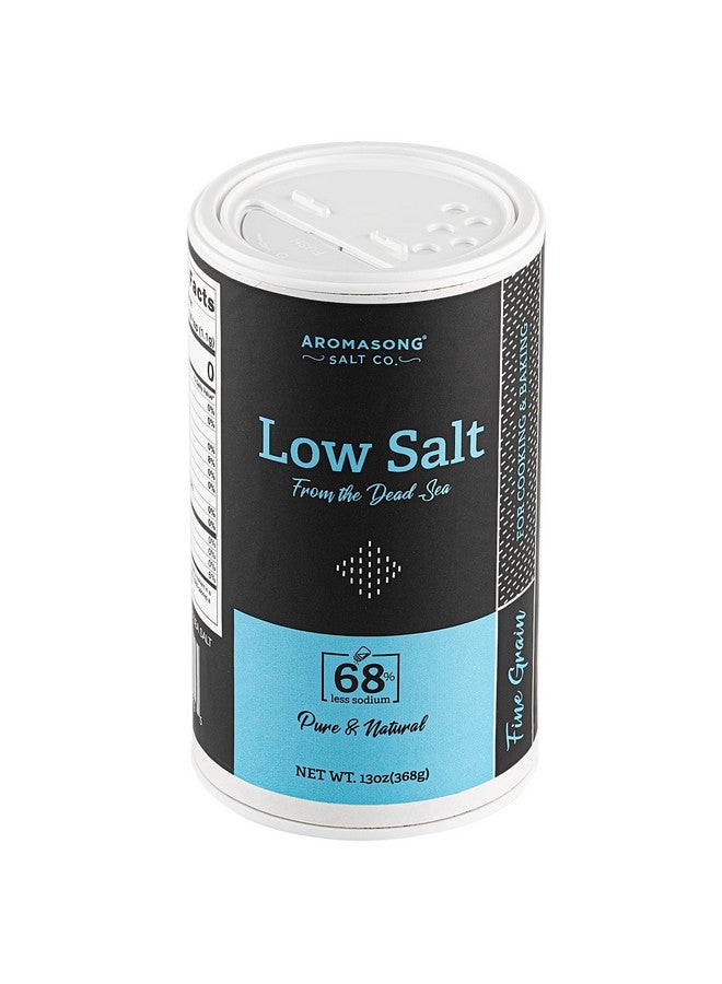 أروماسونج ملح البحر أروما سونج قليل الصوديوم 13 أونصة. هزاز الملح 100% طبيعي حبيبات دقيقة من كلوريد البوتاسيوم من البحر الميت مع ملح البحر الميت. - Image 1