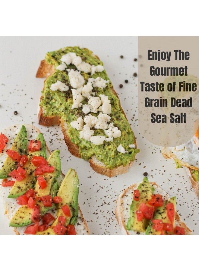 أروماسونج ملح البحر أروما سونج قليل الصوديوم 13 أونصة. هزاز الملح 100% طبيعي حبيبات دقيقة من كلوريد البوتاسيوم من البحر الميت مع ملح البحر الميت. - Image 5