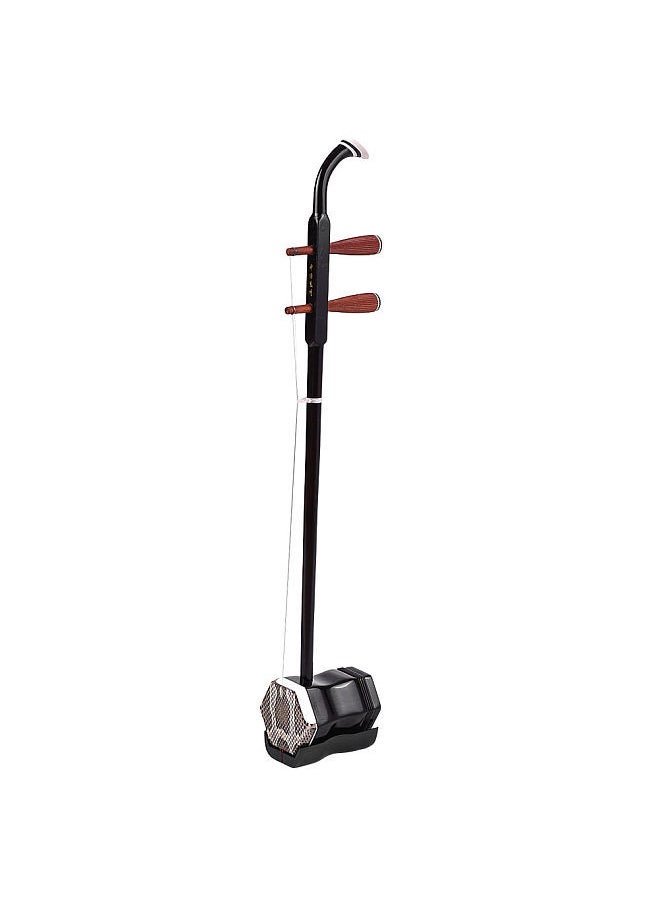Solidwood Erhu Chinese 2-String Violin Fiddle Stringed Musical Instrument Dark Coffee