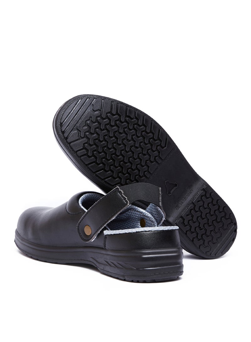 Gladiator 4020 Men’s Steel Toe Chef Safety Clogs, Black, EX SBP, Slip-On - Image 4
