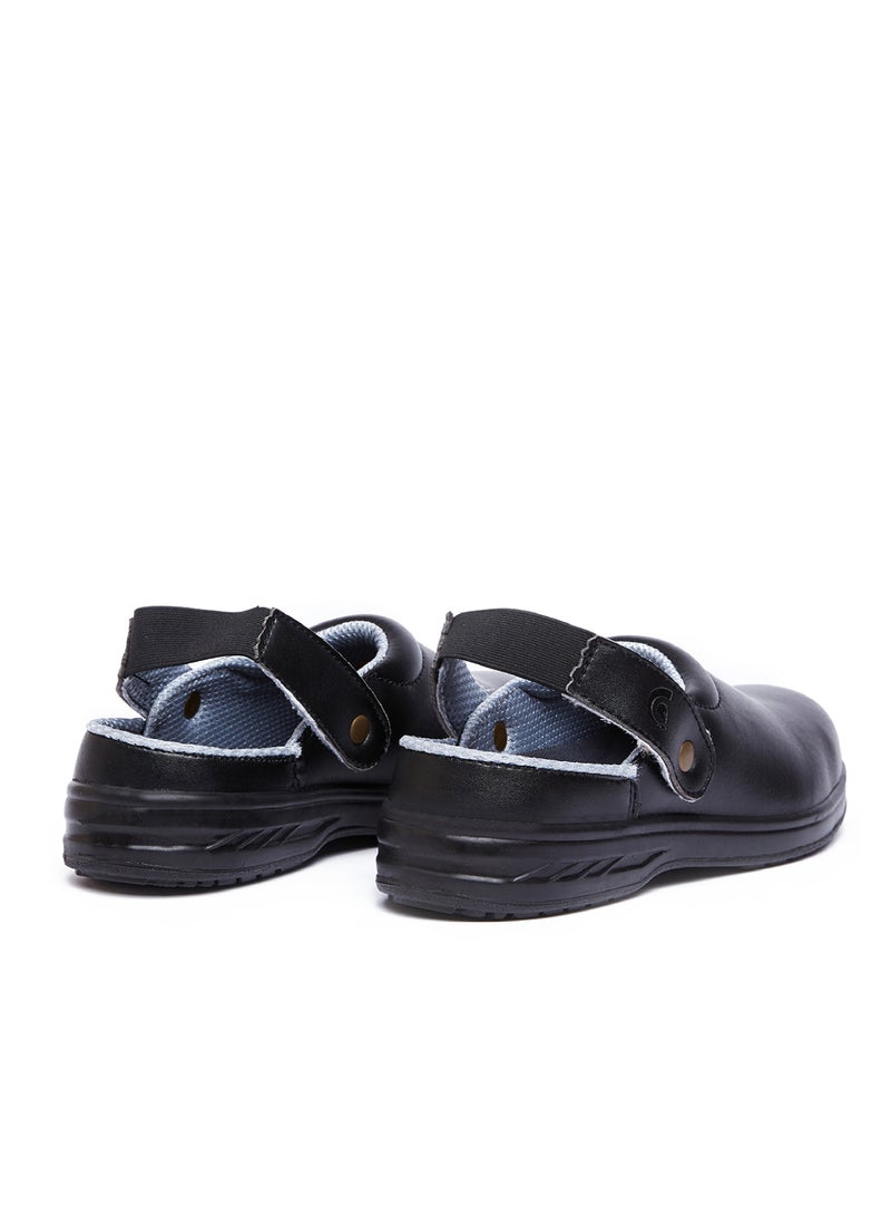 Gladiator 4020 Men’s Steel Toe Chef Safety Clogs, Black, EX SBP, Slip-On - Image 5