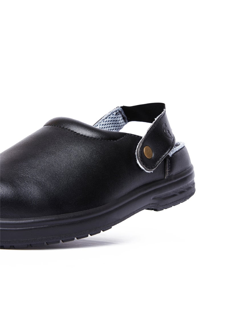 Gladiator 4020 Men’s Steel Toe Chef Safety Clogs, Black, EX SBP, Slip-On - Image 3