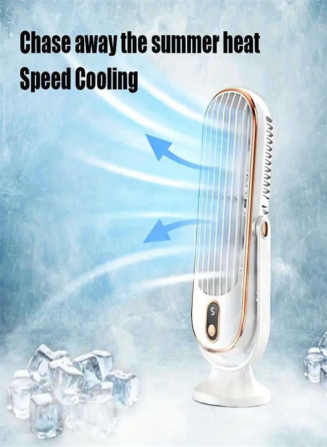 Desktop portable small fan USB rechargeable car household shaking head fan mini electric fan - Image 3