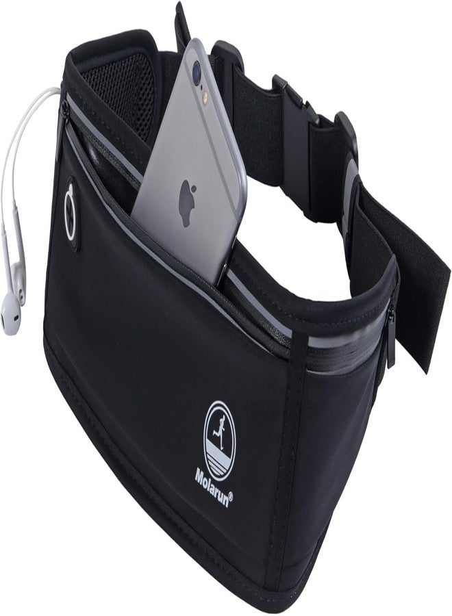 Molarun Slim Running Belt Fanny Packs for Women Men, Phone Holder for Running Hiking - Image 3