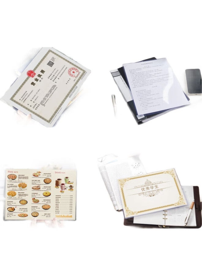 Dsb (Disbi) A3 Transparent Hard Plastic Sleeves, Document Protectors, Display Frames, Pvc Card Sleeves, Hard Plastic Covers, Paper Protectors, Material Display Bags, Card Sleeves, Kshi, 10 Pieces - Image 2