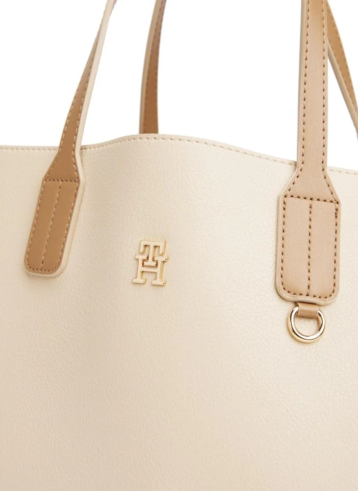 TOMMY HILFIGER Logo Detail Top Handle Satchels
