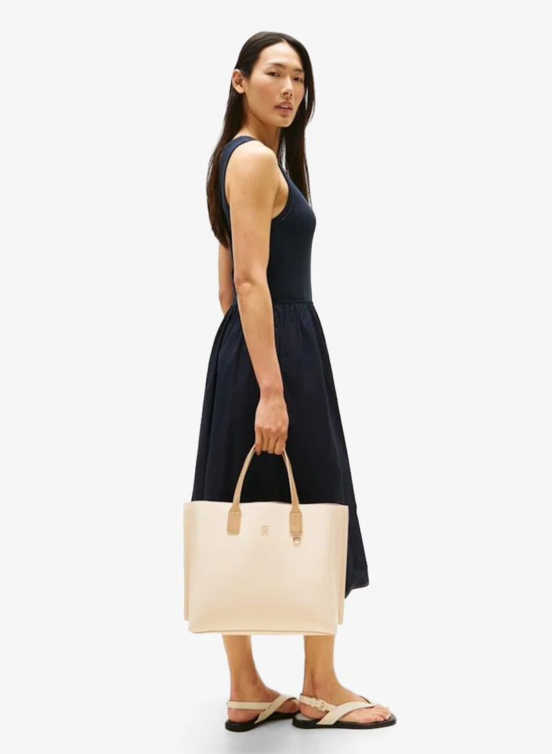 TOMMY HILFIGER Logo Detail Top Handle Satchels