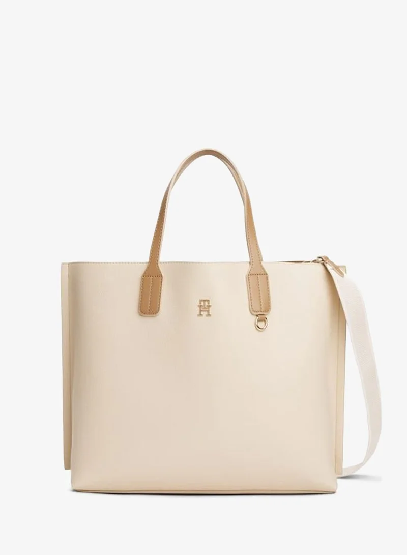 TOMMY HILFIGER Logo Detail Top Handle Satchels