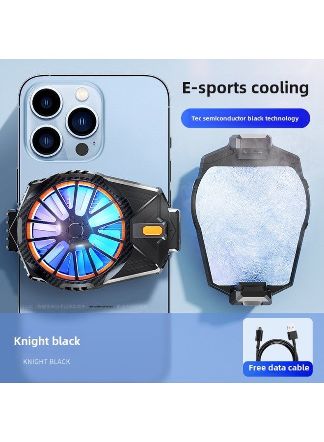 The X119 Mobile Phone Radiator Semiconductor Three-gear Refrigeration Cooling Game E-sports Live Universal Advantage In Stock-Color:X57 [black]  - Image 1
