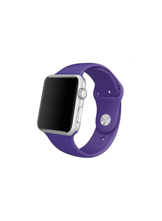 NIBEMINENT Solid Replacement Band For Watch Purple - Image 2